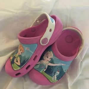 Little girl crocs